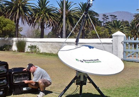 TP150 Broadcast Flyaway Antenna